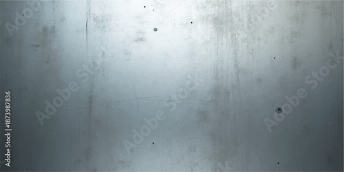 A dark and dirty grunge metal texture features a rough steel surface with an old vintage concrete pattern on a gray stone wall backdrop for a textured material design