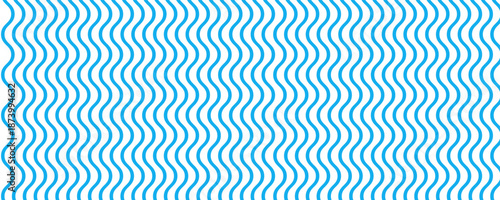 Seamless Wave Pattern, Hand drawn water sea vector background. Wavy beach print, curly grunge paint lines,