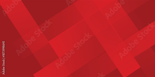Abstract bright red gradient background with stripes pattern