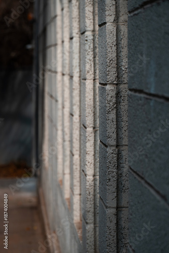 Brick Wall Texture with Shallow Depth of Field
