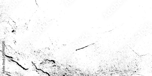 Grunge background black and white. Texture of chips, cracks, scratches, scuffs, dust, Black and white grunge frame. rough and dirty texture wall background, Rust and dirt overlay black and white text,