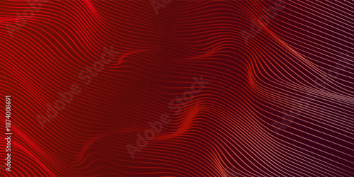 dark red abstract with tightly arranged and dynamic curved lines suitable for use as a visual background for creative projects, modern posters volume 4