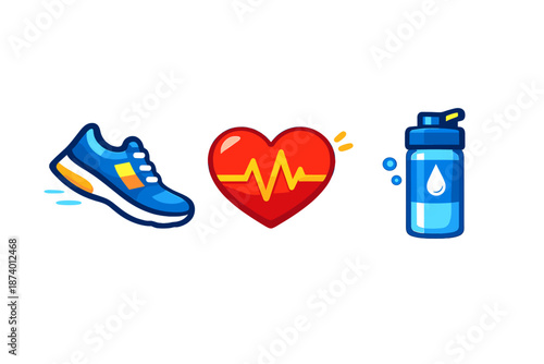 Fitness and Health Icons