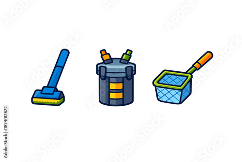 Aquarium cleaning tools