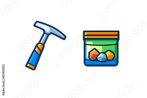 Geology Tools and Samples Icon
