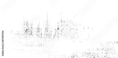 Abstract distressed grunge texture transparent vector, Halftone grunge overlay texture urban vector background