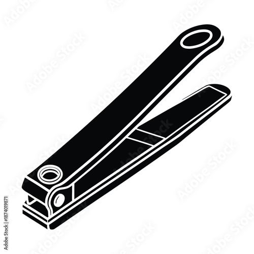 Black Nail Clippers Icon manicure pedicure