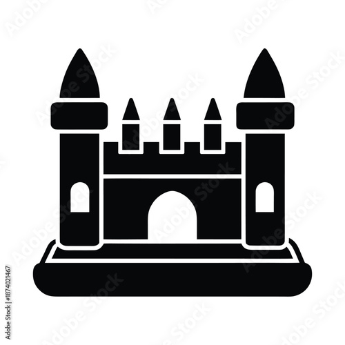Bouncy Castle Vector Illustration