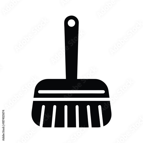 Cleaning Brush Vector Illustration