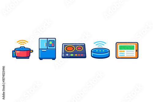 Smart Home Appliances Icons