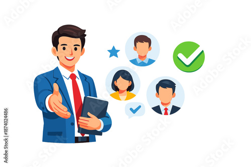 Recruitment process, selecting candidates