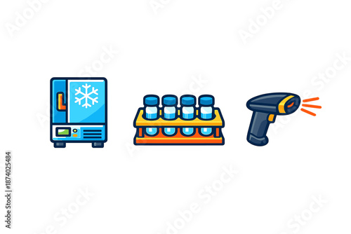 Laboratory Equipment Icons