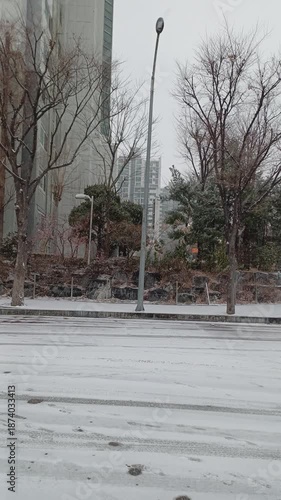 winter and korea