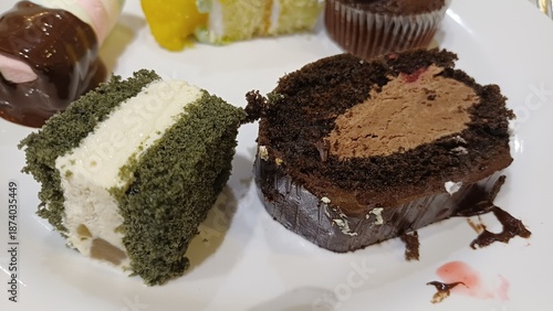 chocolate cake on a plate