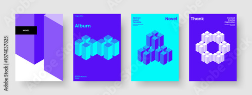 Geometric Report Layout. Isolated Poster Design. Abstract Banner Template. Background. Flyer. Brochure. Business Presentation. Book Cover. Handbill. Leaflet. Magazine. Journal. Portfolio