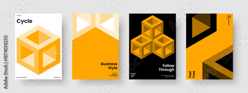 Creative Report Design. Modern Flyer Template. Geometric Business Presentation Layout. Background. Poster. Banner. Brochure. Book Cover. Catalog. Brand Identity. Leaflet. Magazine. Portfolio