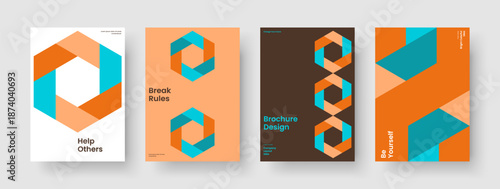 Abstract Report Template. Geometric Book Cover Design. Isolated Brochure Layout. Background. Banner. Business Presentation. Poster. Flyer. Pamphlet. Leaflet. Handbill. Portfolio. Notebook