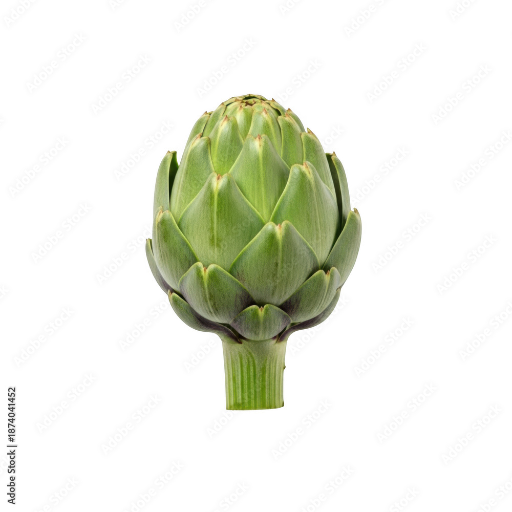 Fototapeta premium Artichoke isolated on transparent background
