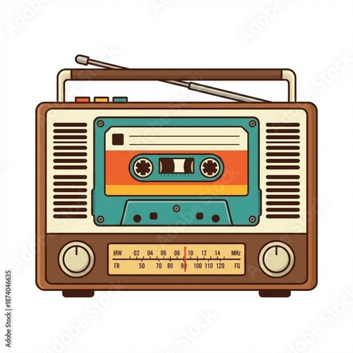 retro audio cassette