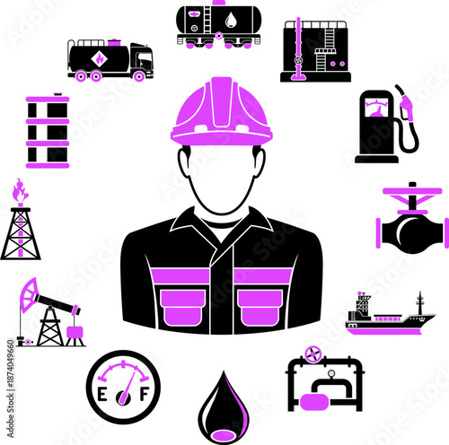 Oil industry Concept