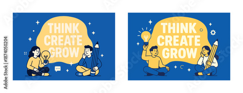 Think create grow: young adults with creative tools and ideas