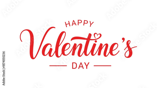 Valentine's Day Greeting Card with Heart and Floral Elements