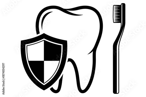 Vibrant graphic emphasizing paramount dental hygiene and robust oral protection, embodying the key concept of daily care for a healthy, strong, and radiant smile