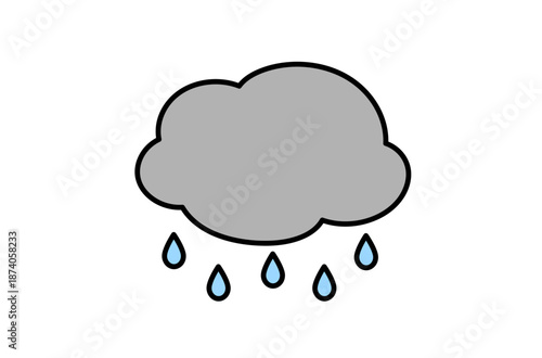 雨雲のアイコン