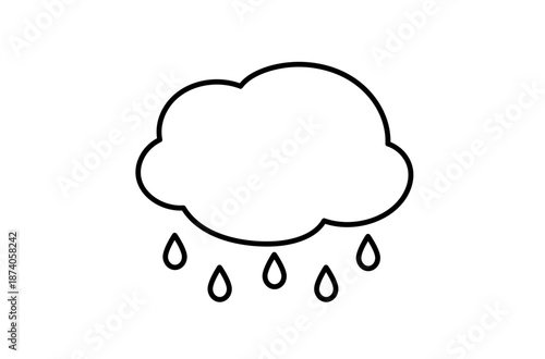 雨雲のアイコン