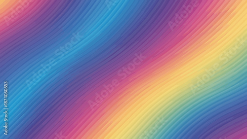 Iridescent wave background featuring vibrant colors and smooth transitions for artistic design