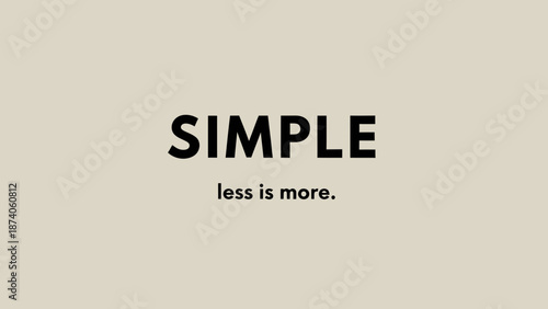 Minimalist design concept emphasizing simplicity and clarity for enhanced focus and impact