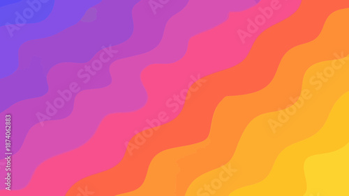 Gradient layers of color with soft transitions create a visually appealing texture and depth for