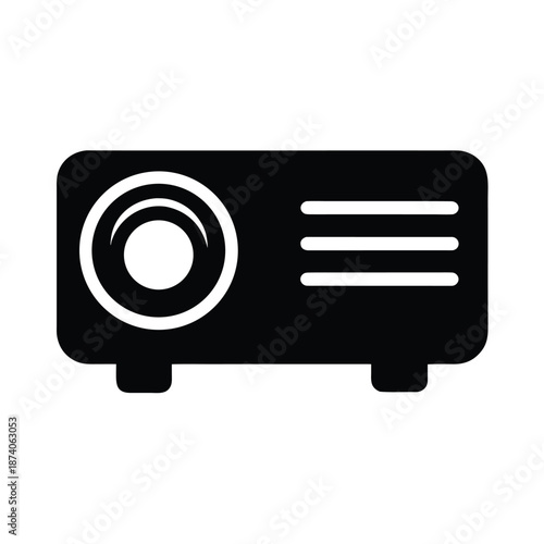 Video Projector Vector Illustration