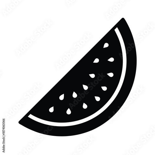 Watermelon Slice Vector Illustration