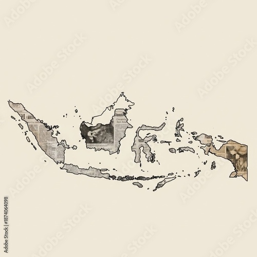 vector illustration of a map