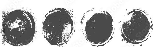 Rough Edge Round Grunge Stamp Set with Hand Drawn Ink Seal Effect
Authentic distressed circular badge textures for vintage and urban artwork.