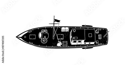 Boat Design Illustration