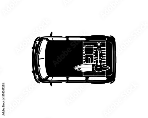 Minivan Interior Layout Design