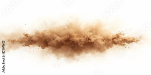 Fire and smoke rising over forest grass under a cloudy sky with an abstract atmospheric mood