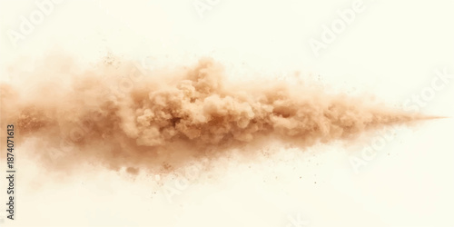 Abstract smoke clouds floating on black and white background with soft light and atmospheric texture