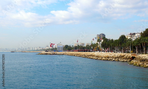 Mersin city in Turkey. A city on the shores of the Mediterranean Sea in Turkey
