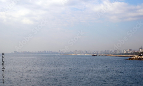 Mersin city in Turkey. A city on the shores of the Mediterranean Sea in Turkey