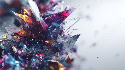 Abstract Colorful Geometric Explosion