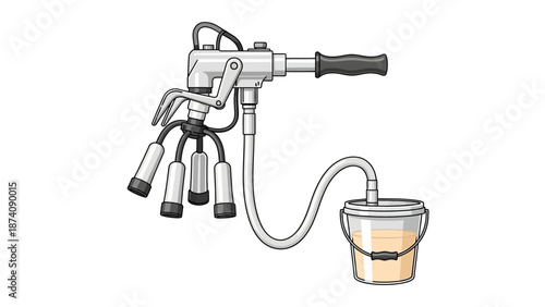 Detailed illustration of a mechanical jack on a white background.