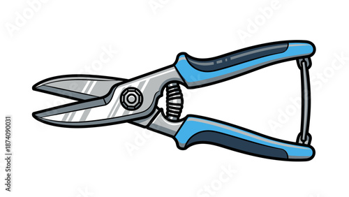 Close-up of a silver carabiner on a white background