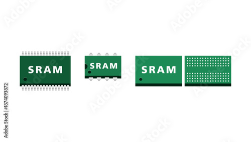 High Speed Cache Memory Concept Diagram of SRAM Explaining Rapid Data Access Role Supporting CPU Processing Performance and Digital System Efficiency