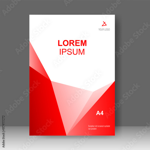 Business Cover design minimalist modern template. for cover book, magazine, brochure, poster, Annual report, flyer, catalog. Vector illustration