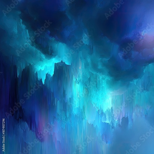 Abstract Digital Art Landscape