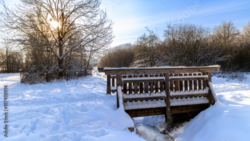 Winter an der Brücke
