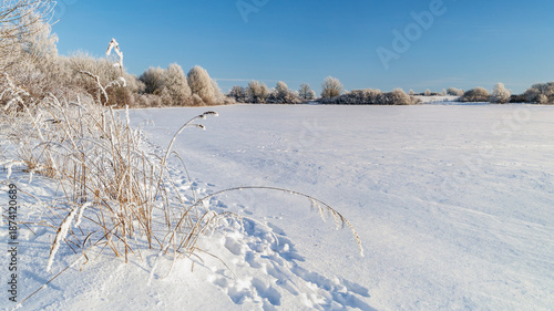 Kronsberglanschaft im Schnee
